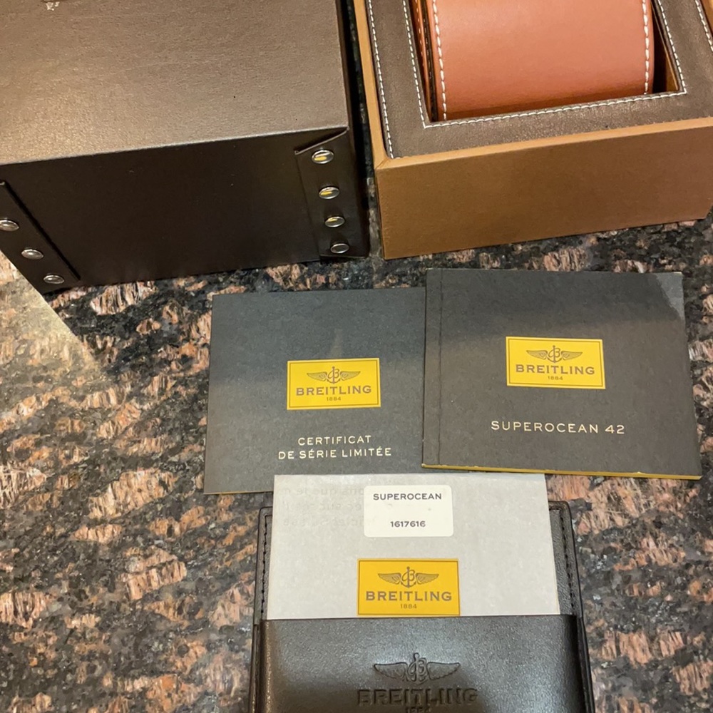 Breitling Super Ocean “Blacksteel” limited run. 120 of only 250 ever made.
